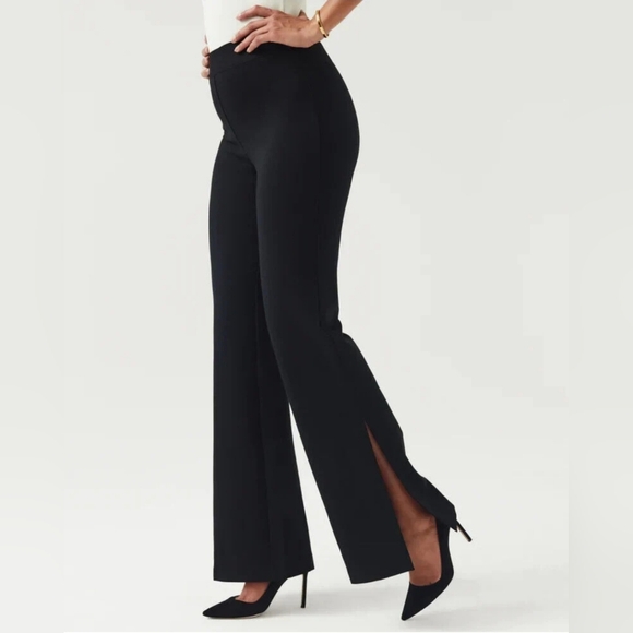 Spanx Perfect Split Hem Pant Black Medium - Picture 1 of 10
